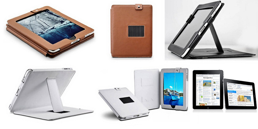 Leather Case for Ipad  with Kick-Stand (Black or Brown Colour only) 